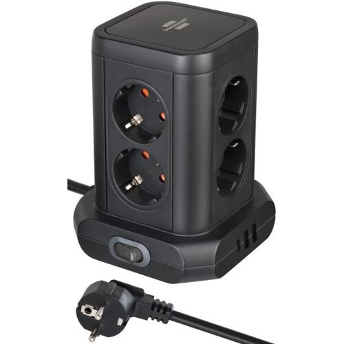  Breenstuhl 1153560010 power extension 2 m 8 AC outlet(s) Indoor Black Slike
