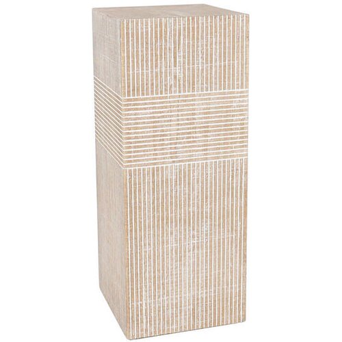 Ambia Home MIZICA, 28/70/28 cm naravne barve, bela Cene