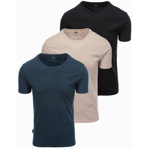 Ombre Men's plain t-shirt - mix 3 Cene