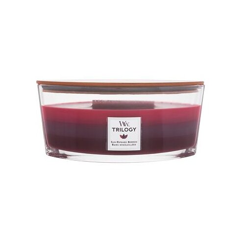 WoodWick trilogy sun ripened berries dišeča svečka 453,6 g unisex Cene