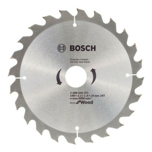 Bosch list kružne testere za drvo 190x2,2x20/24z eco for wood ( 2608644375 ) Slike