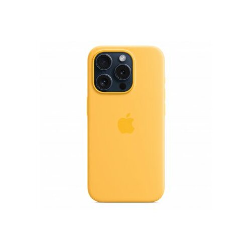 Apple iphone 15 pro silicone case with magsafe - sunshine Slike