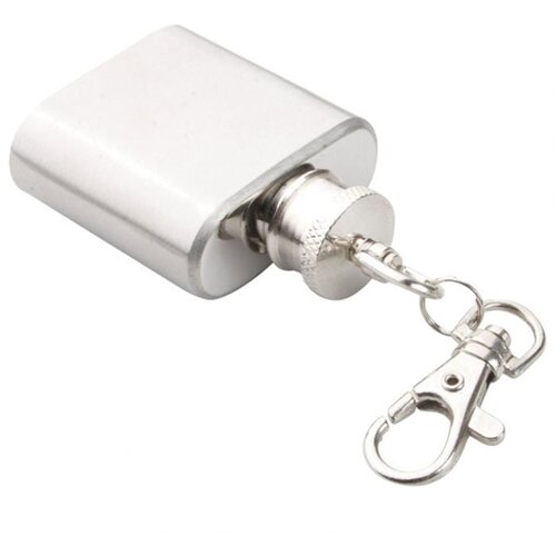  PLJOSKA METALNA 30ML PRIVJESAK ZA KLJUČEVE ANDA AP807908 SREBRNA Cene