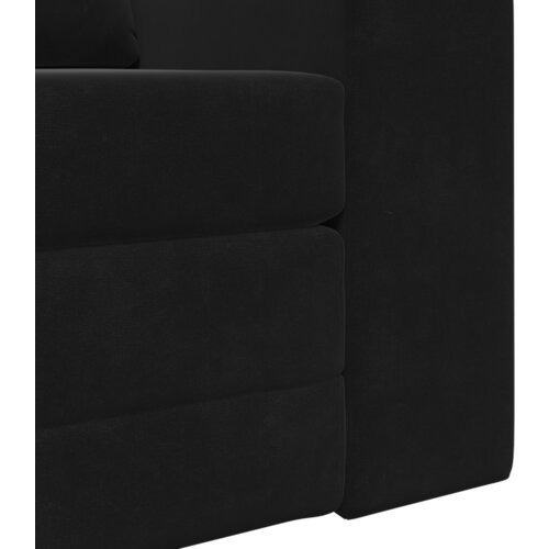 VidaXL 2-u-1 crna krevet-sofa na podu 98x71x83 cm Slike