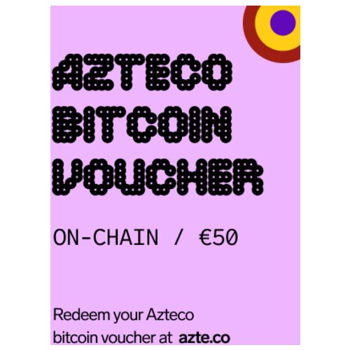Azte.co Azteco Bitcoin On-Chain Voucher 50 EUR Key GLOBAL Cene