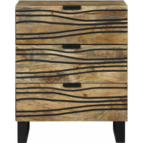  Noćni ormar Prirodna 50 x 33 x 62 cm Konstruirano drvo Slike