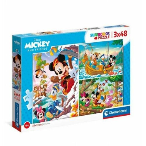 Clementoni Puzzle 3X48 MICKEY AND FRIENDS Slike