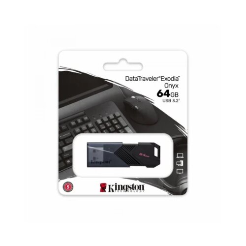 Kingston Flash USB 64GB 3.2 Exodia Onyx Cene