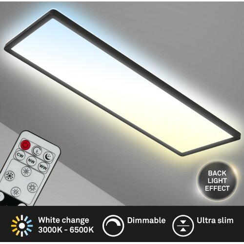 BRILO LED prigu&amp;scaron;iva stropna svetiljka SLIM LED/23W/230V + daljinski upravljač Slike