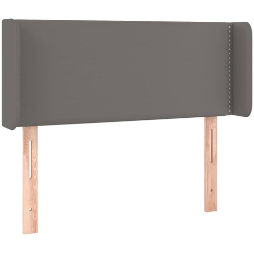  LED uzglavlje sivo 83x16x78/88 cm od umjetne kože Slike
