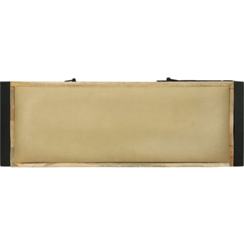 VidaXL klupa ormar 100x35x50 cm čvrsto drvo hrapavo mango Slike