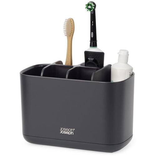 Joseph Joseph Crni plastičan stalak za četkice za zube EasyStore – Cijene