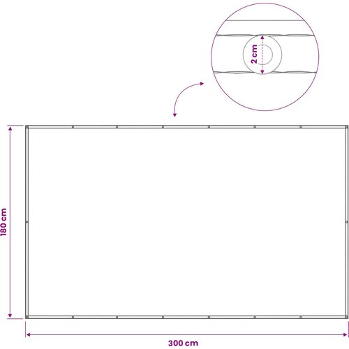  Zaslon za privatnost na balkonu 180 x 300 cm Slike