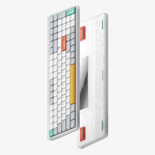 Nuphy Air96 V2 Brezžična Mehanska Tipkovnica / Slim Ionic White Red Switch, (22126156) Cene