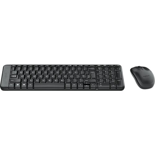 Logitech Tastatura+mi&amp;scaron; bežično MK220, crno, USA 920-003161 Slike