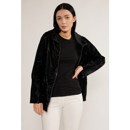Monnari Woman's Jackets Jacket With A Delicate, Animal Pattern Multi Black Slike