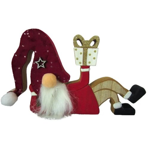  Rudolf, novogodišnja dekoracija, drvena, patuljak, 23x14cm ( 751806 ) Cene