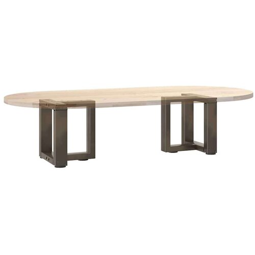  Noge za stolić T-oblika 2 kom prirodni čelik 30x25x(30-31)cm Slike