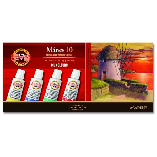 Koh i Noor set uljanih boja Mánes - 10 x 16 ml Cene