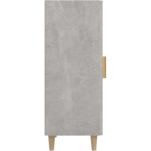  Komoda siva boja betona 34 5x34x90 cm od konstruiranog drvo Slike