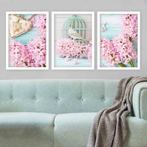 Wallity Set uramljenih slika 3BC_74080437, 3 Dela Cene