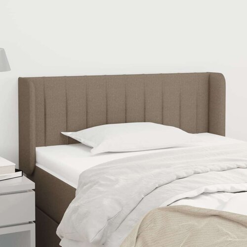  Vzglavje z ušesi taupe 83x16x78/88 cm blago, (20953121) Cene