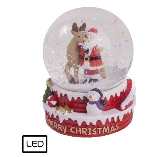 Viter novogodi&amp;scaron;nja vod. kugla merry christmas h8,5 cm ( 047467 ) Slike