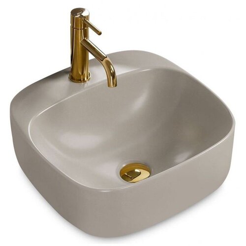 REA Bath REA Nadgradni umivaonik Luiza 42 Svijetlo sivi MAT Slike