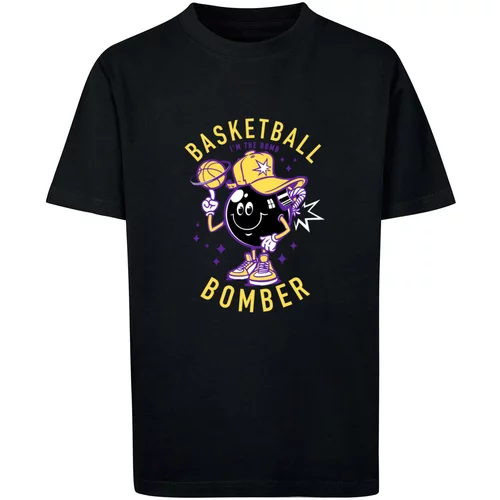 MT Kids Kids Basketball Bomber Tee black
