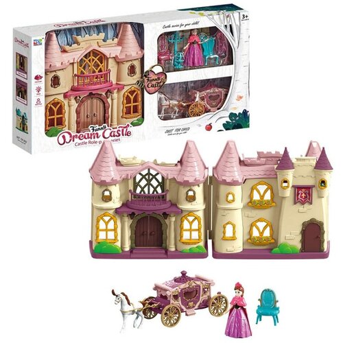  Dvorac set pink sa kočijom Cene