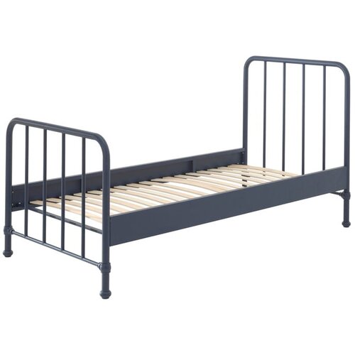 Vipack Tamno plavi metalni dječji krevet 90x200 cm BRONXX – Cijene