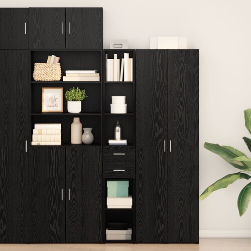 VidaXL Highboard Umjetnički hrast Inženjerska drvena 30 x 42.5 x 225 cm Slike