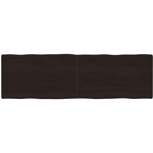 Stolna ploča tamnosmeđa 200x60x(2-4) cm obrađena hrastovina Cene
