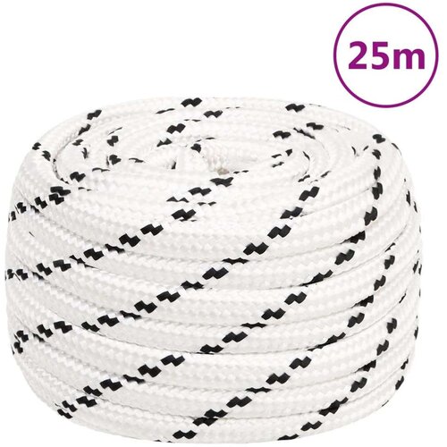 Radno uže bijeli 20 mm 25 m poliestersko Slike