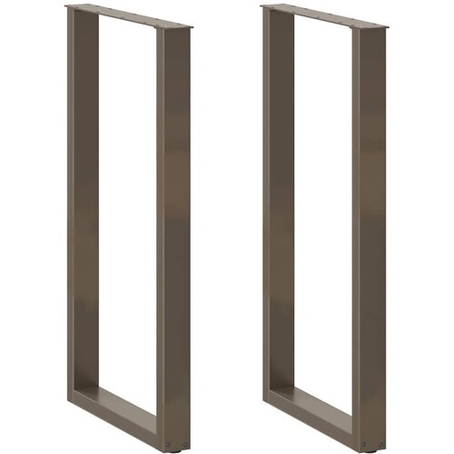  Noge za barski stol U-oblik 2 kom Prirodni čelik 60 x (110-111) cm Čelik Cijene