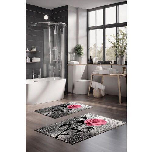  CT-5385 multicolor bathmat set (2 pieces) Cene