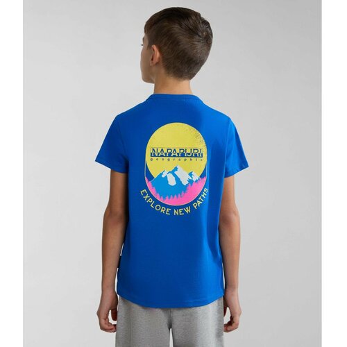 Napapijri majica za dečake  k s-liard blue lapis  NP0A4HR7B2L1 Cene