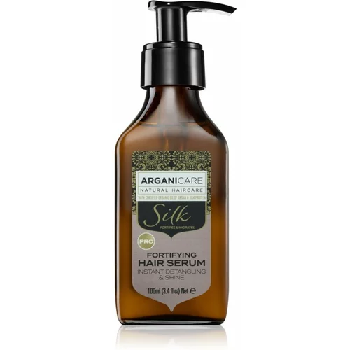 Arganicare Silk Protein Fortifying Hair Serum serum za jačanje za sve tipove kose 100 ml