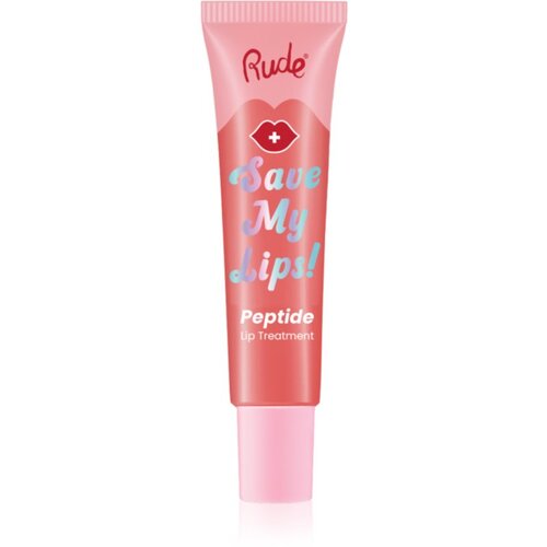 Rude Cosmetics Save My Lips hranilni in vlažilni balzam za ustnice s peptidi odtenek Watermelon 15 ml Slike