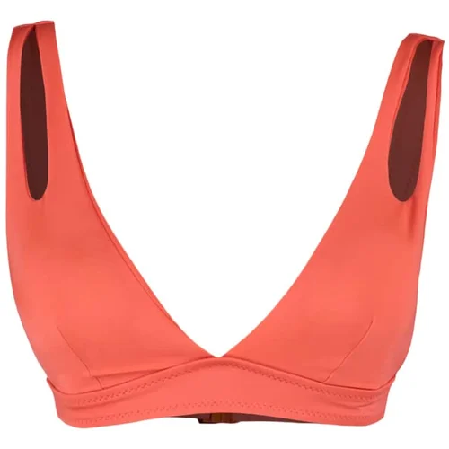 Trendyol Red Cut-Out Detailed Long Triangle Bikini Top