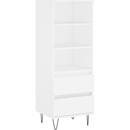 Maison Chic Visoka omara - Komoda - Predalnik Bela 40x36x110 cm inženirski les, (21722561) Cene