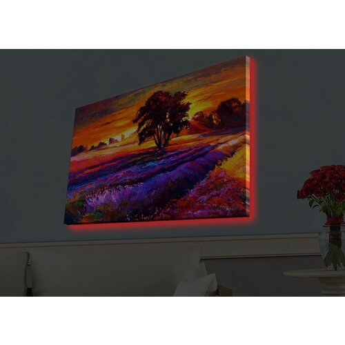Wallity Slika sa LED osvetljenjem 4570HDACT-038, 45x70 cm Cene