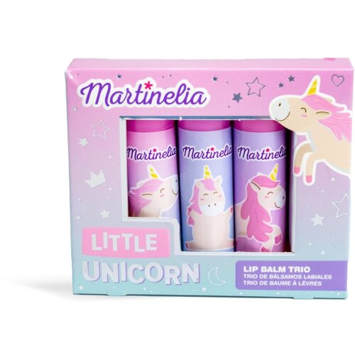 Martinelia Little Unicorn Lip Balm Trio balzam za ustnice za otroke 3 kos Slike