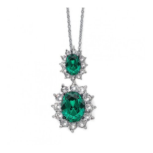  Ženski oliver weber princess emerald lančić sa swarovski zelenim priveskom ( 12079.205 ) Cene