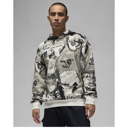 Nike muški duks M j brkln aop flc po FV7297-010 Cene