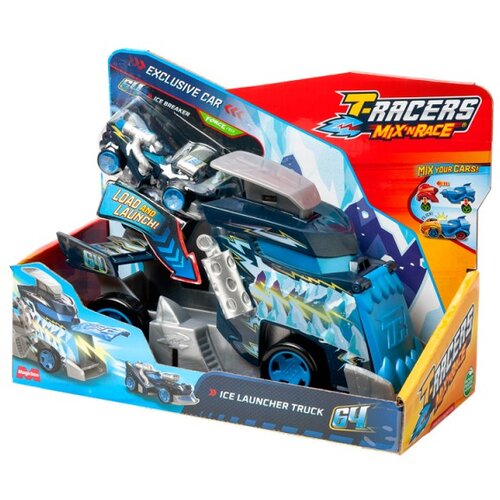T-RACERS Set ledeni kamion lanser, Plavi Slike