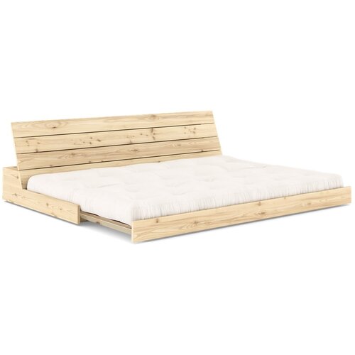 Karup Design Kremno bela raztegljiva sedežna garnitura 196 cm Base &amp;ndash; Slike