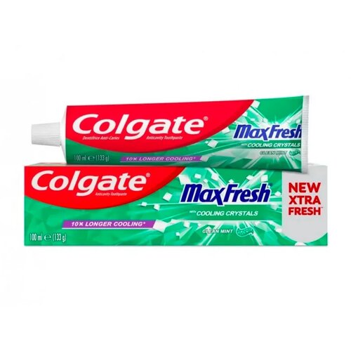 Colgate Max Fresh Clean Mint Gel Pasta Za Zube 100ml Slike