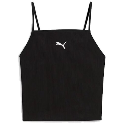 Puma WARDROBE ESS RIBBED TANK T Crna Slike