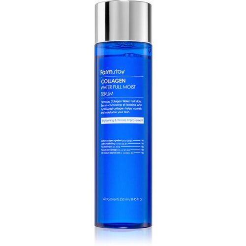 Farmstay Collagen Water Full Moist serum za obraz s kolagenom 250 ml Slike